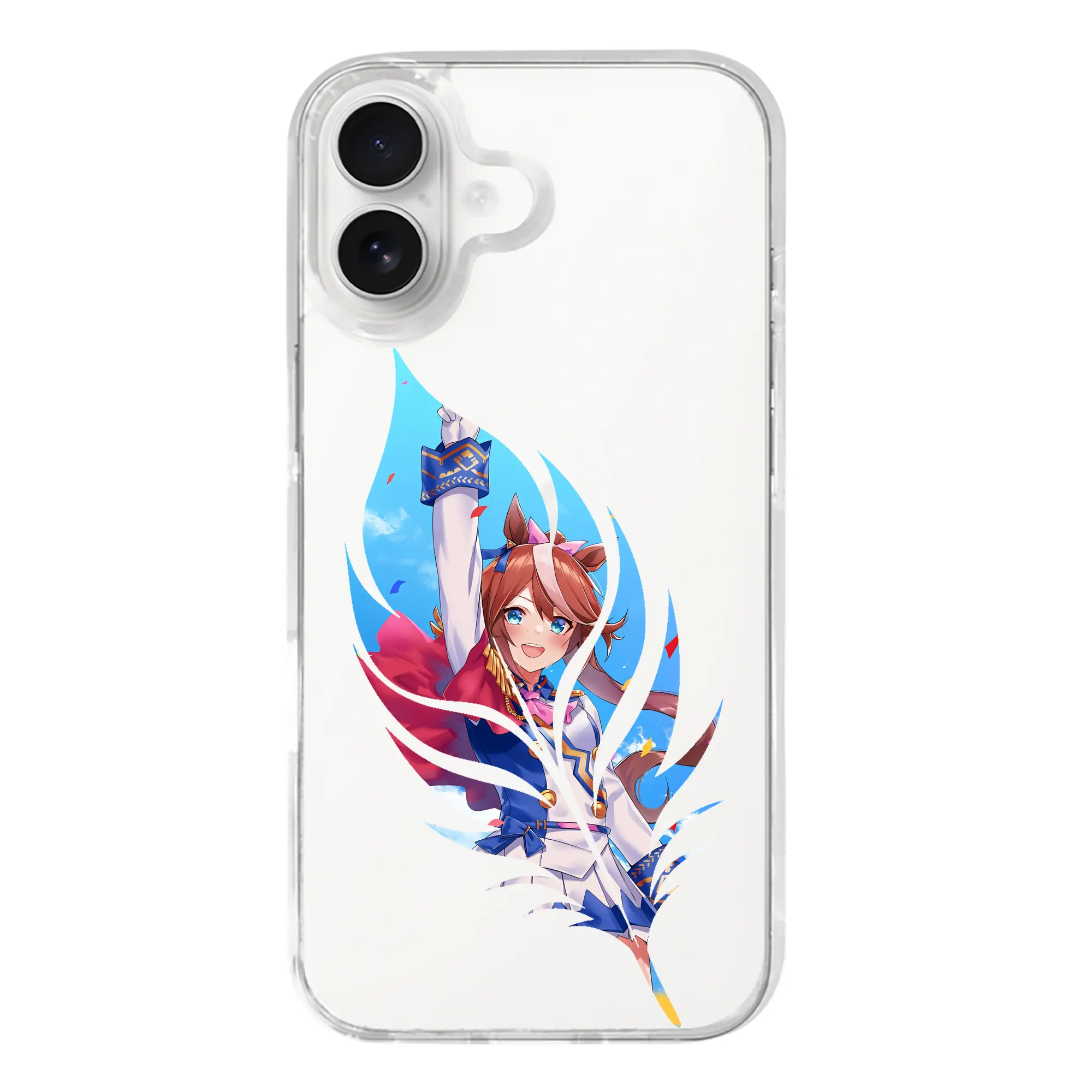 ウマ娘 プリティーダービー グッズ トウカイテイオー - iPhone 17シリーズ 透明スマホケース – 薄型・耐衝撃・精密フィット保護カバー